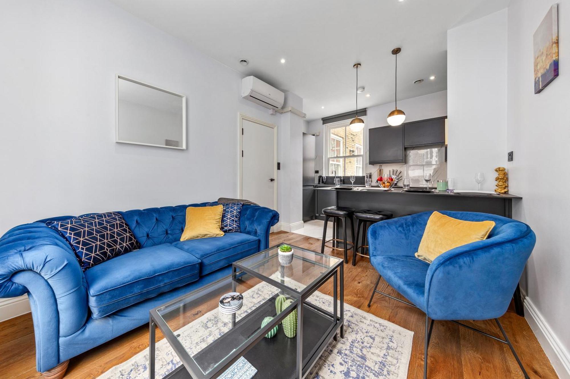 Stylish 2 Bedroom Apartment In Westminster Sleeps 5 With Ac London Exteriör bild